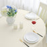 Romanstile Round Waterproof Tablecloth, Stain Resistant Washable Table Cloths Wrinkle Free Polyester Table Covers for Kitchen Dining Party Wedding...