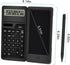 Calculator with Notepad, TRELC 12 Digits LCD Display Solar Desktop Calculator, Support Solar and Battery, Multi-Function Portable Calculator for O...