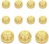 11 Pcs Gold Metal Blazer& Suit Buttons Set -Premium Sewing Buttons for Coat Jacket...