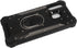 Compatible with Samsung Galaxy A20, Galaxy A50 - Aluminum Metal Hybrid Ring Stand Phone Case - ZY0 Black...