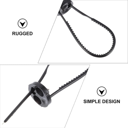10pcs No Sew Instant Buttons Plastic No- Sewing Buttons Easy Drawstring Threader Flexible Needle Drawstring Replacement Tool for Jackets Needle- S...