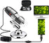 USB Microscope Camera 40X to 1000X, Cainda Digital Microscope with Metal Stand & Carrying Case, Compatible with Android Windows Linux Mac, Portabl...