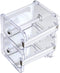 2 Pack Washi Tape Dispenser Cutter Transparent Acrylic Visible Roll Tape Holder Storage Desktop Office Tape Dispensers...