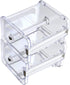 2 Pack Washi Tape Dispenser Cutter Transparent Acrylic Visible Roll Tape Holder Storage Desktop Office Tape Dispensers...