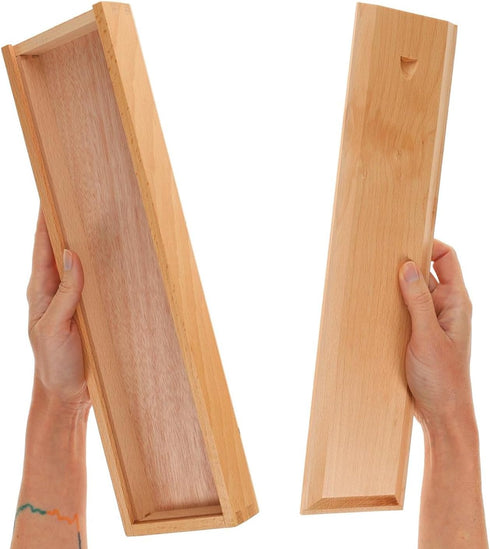 PRO ART Wood Brush Box 15"x 4"x 1.25"...