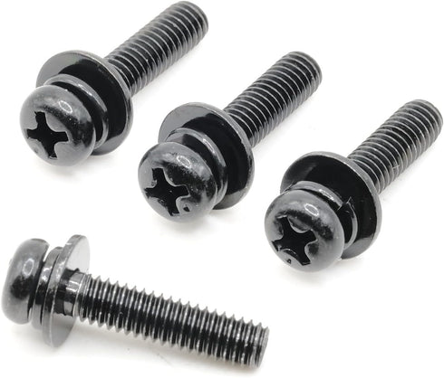 ReplacementScrews 1 Set of Metric Screws (Model RS-198126) Pan Head - Philips Drive - Black Plated (Pack of 4)...