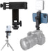 Multifunctional Universal Cell Phone Tripod Mount Adapter 360 Rotation Camera Hot Shoe Phone Holder Compatible with Canon Nikon Sony DSLR......