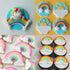 9Pcs Rainbow & Cloud Fondant Cutter Set Cake Cupcake Decorating Tools Sugarcraft Polymer Clay Gum Paste Cookies Biscuit Cutters...