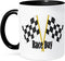 3dRose mug_210741_4 Car Race Start Your Engine Sign Mug, Black, 11 oz...