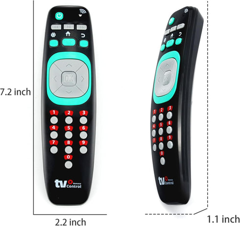 Baby Remote Control Toy, TV Remote Control Toy, Musical Toys with Lights and Sounds for Toddlers Babies 12 36 Months...