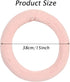 Fluffy Car Steering Wheel Cover for Women,JXJKMMN Winter Volkswagen Elasticity Fashionable Faux Wool Warm Fuzzy Steering Wheel Cover Universal Fit...