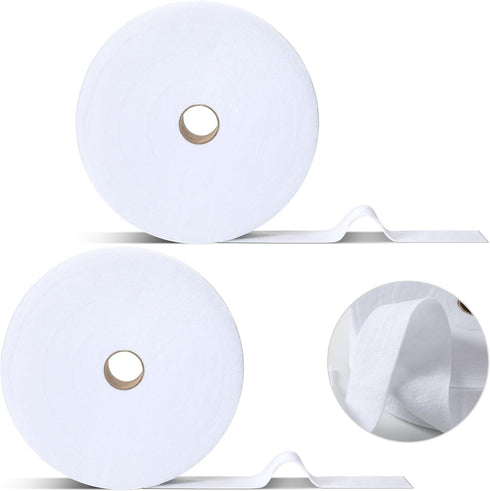 SmoothNovelty 50/100/150 Yards Cotton Blend Batting on a Roll 2 1/4 Inch Cotton Batting Roll for Quilts Needle Punched Cotton Batting for Rugs, Pu...