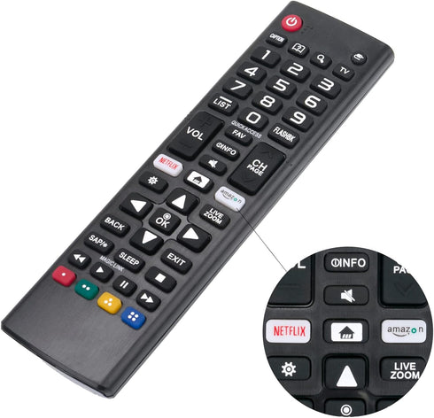 New AKB75095307 Replace Remote fit for LG TV 49UJ6050 49UJ6050-UC 49UJ6300 49UJ6300-UA 49UJ6350 9UJ6500-UB 55UJ6050 55UJ6050-UC 55UJ6300 75UJ657A-...
