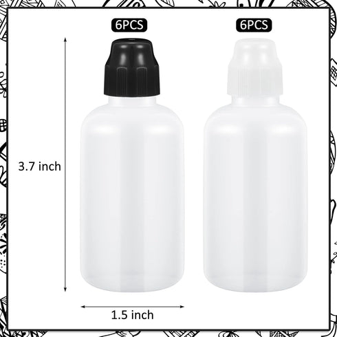 Tessco Empty 2 Ounce Graffiti Mop Marker Paint Daubers Fillable Paint Marker Bottle Squeeze Bottle Empty Bingo Dauber Dabbers White Black Sponge T...