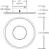 Nicor DLF301205KWH Flush Mount, 5000K, White...