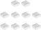 uxcell Electronics Cooler Heatsink for MOS GPU IC Chip Silver 7 x 7 x 3 mm 10pcs...