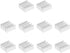 uxcell Electronics Cooler Heatsink for MOS GPU IC Chip Silver 7 x 7 x 3 mm 10pcs...