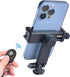 Phone Tripod Mount with Remote Controller, New Universal Smartphone Mount Adapter with Cold Shoe, 360° Rotates Cell Phone Clip Clamp Holder, Compa...