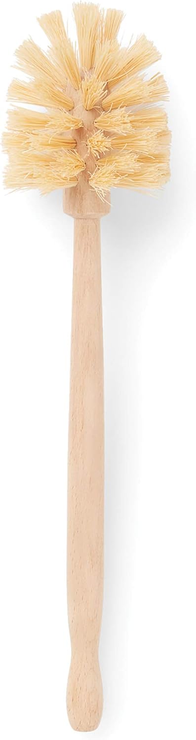 Fox Run Kitchen Brush, Natural Horsehair Fiber Bottle and Tumbler Brush, 12"...