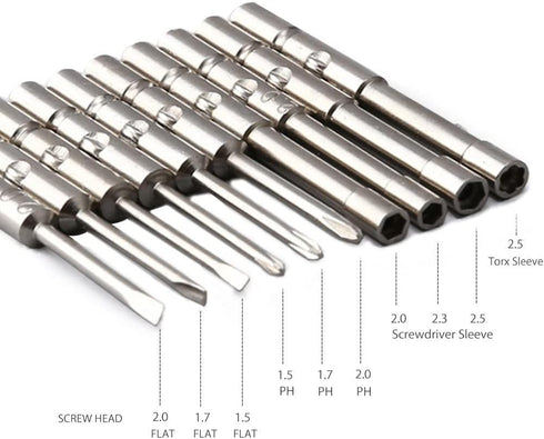 Pocket Precision Screwdriver Set, Pasway 12-pieces DIY Mini Precision Screwdriver Nutdriver Repair Tool Kit for Watch Mobile Pocket Clock Eyeglass...