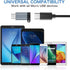 USB C to Micro USB Adapter, (4-Pack) Type C Female to Micro USB Male Convert Connector with Keychain Charge & Data Sync Compatible Samsung Galaxy ...