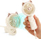 QearFun Handheld Lanyard Fan Portable, Mini Hand Held Fan with USB Rechargeable Battery, 3 Speed Strong Personal Table Fan, 8-12 Hours Small Makeu...