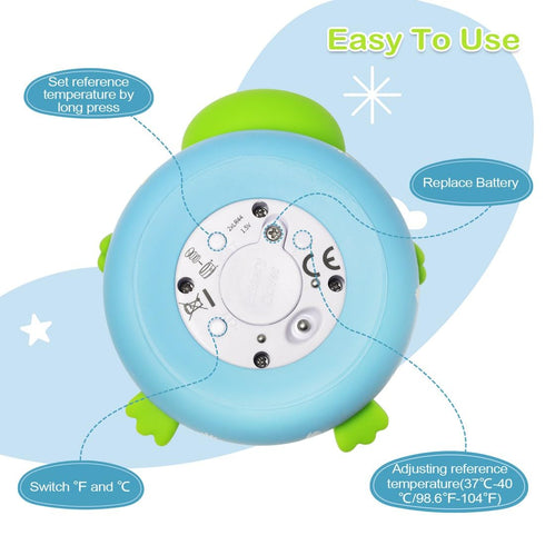 Baby bath thermometer pregnancy and Baby Water Thermometer for Bathtub,Accurate and Quick Measure Frog Shape Bath Temperature Toy-F03...