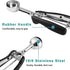 Cookie Scoop 2 Tablespoon, Size #40 Cookie Dough Scoop, 2 Tbsp/ 30 ml/ 1 oz Cookie Scoops for Baking, Spring-Loaded, 18/8 Stainless Steel, Comfort...