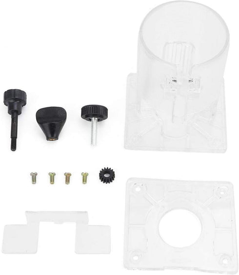 Woodworking Trimmer Router Transparent Plastic Base Power Tool Protective Accessory Base with Adjustment Knob(Thicker)...