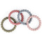 Baby Teether Rings, 100% Silicone Teether Bracelets for 3m+ Babies to Self-Soothe, BPA Free & Phthalate Free - Includes 4 Neutral Baby Rings...