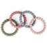 Baby Teether Rings, 100% Silicone Teether Bracelets for 3m+ Babies to Self-Soothe, BPA Free & Phthalate Free - Includes 4 Neutral Baby Rings...