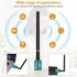 Long Range Bluetooth Adapter for Desktop PC,Techkey 5.3+EDR V1 USB Bluetooth Adapter,Class 1 Wireless Bluetooth Dongle Bluetooth Receiver Support ...