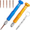 11 In 1 Multifunctional Small Screwdriver Set Eyeglass Repair Kit Portable Eye Glass Repairing S2 Steel Magnetic Eyeglass Screwdriver Kit for Eyeg...