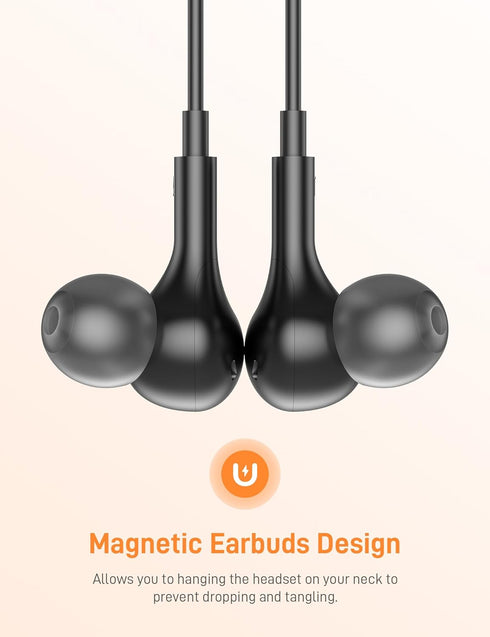 USB C Headphones for Apple iPhone 15 Plus iPad/Google Pixel 8 8A 7 Pro 7A/ Samsung Galaxy S24 S23 S22 S21 Ultra Android Earbud Wired Type C Earpho...