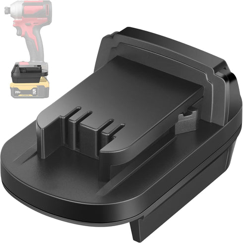 KUNLUN DL18ML Battery Converter for Dewalt to Milwaukee Battery Adapter, Convert for Dewalt 20V Battery to Milwaukee M18 18V Battery for Milwaukee...