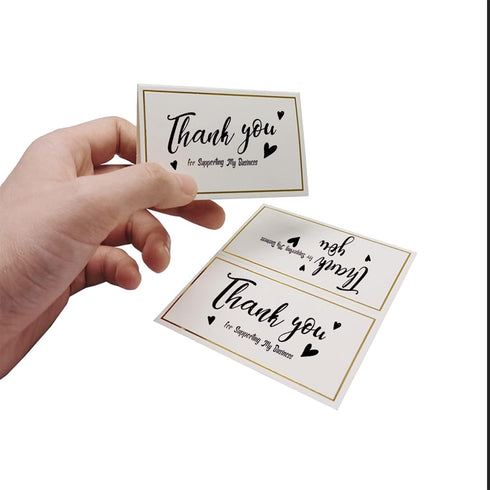 50 Pack Tent Cards with Gold Foil Border for Weddings, Banquets, Events, 2 x 3.5 Inches...