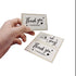 50 Pack Tent Cards with Gold Foil Border for Weddings, Banquets, Events, 2 x 3.5 Inches...