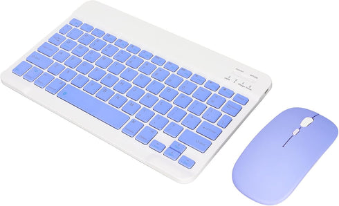 Keyboard and Mouse,Ultra Slim Bluetooth Keyboard and Mouse Combo Rechargeable Portable Keyboard Mouse Set for Laptop PC Cellphone(for)...