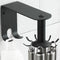 Utensil Hooks, 360 Rotatable Kitchen Utensil Rack Hangers Hooks Stainless Steel Wall Mounted with 10 Hooks for Cabinet Kitchen Bathroom...