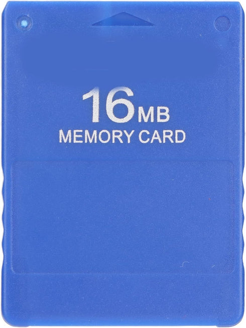 Yoidesu Memory Card for PS2, 16MB High Speed Game Memory Card Plug and Play External Data Card for 2 PS2 Game Console(Blue)...