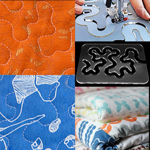 Quilting Template Rulers Free Motion Quilting Templates for Machine Quilting Meander Quilting Rules...