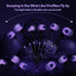 2PACK Scary Eyeballs Solar Garden Lights Halloween Decorations Outdoor,Swaying Firefly with 12LED Purple Spooky Lights - Waterproof Ornaments Sola...