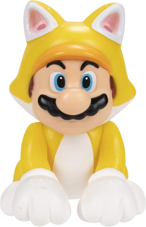World of Nintendo 91424 2.5" Cat Mario Action Figure...