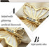 Butterfly Napkin Ring Set of 6, Metal Napkin Rings Dinner Napkin Holder for Wedding Birthday Valentine's Day Christmas Party Dinner Table Decor (6...