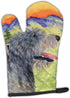 Caroline's Treasures SS8209OVMT Irish Wolfhound Oven Mitt Heat Resistant Thick Oven Mitt for Hot Pans and Oven, Kitchen Mitt Protect Hands, Cookin...