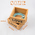4 Pack Unfinished Wooden Box Rustic Small No Lid Wood Square Storage Organizer for DIY Crafts, Jewelry, Collectibles, and Home Decoration Succulen...