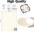 24 Sheets Cream Cardstock 8.5 x 11 Off White Paper, Goefun Ivory Card Stock Printer Paper for Cards Making, Office Printing, Paper Crafting...