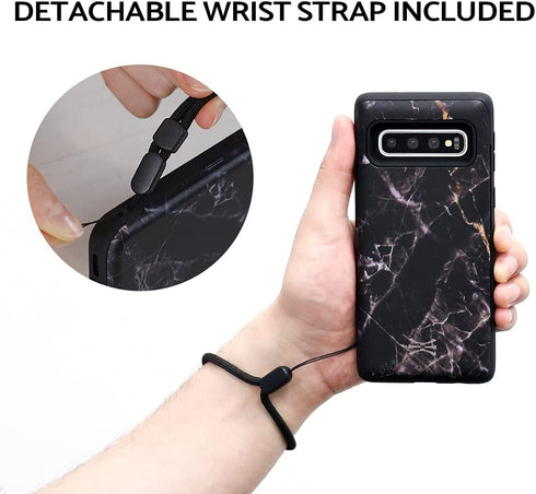 TORU CX PRO Case for Galaxy S10, with Card Holder | Slim Protective Cover with Hidden Credit Cards Wallet Flip Slot Compartment Kickstand | Includ...