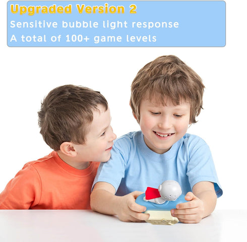 Fast Push Bubble Game for Kids & Adults, Version 2, Pop Light Up It Game Fidget Toy Handheld Game. Great for 8-12 Year Old Boys & Girls, Travel To...