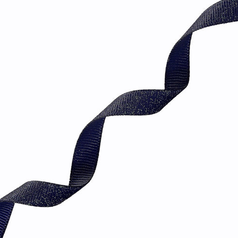 Morex Ribbon Dazzle Glitter Grosgrain Ribbon, 3/8-Inch by 20-Yard, Light Navy (99002/20-365)...